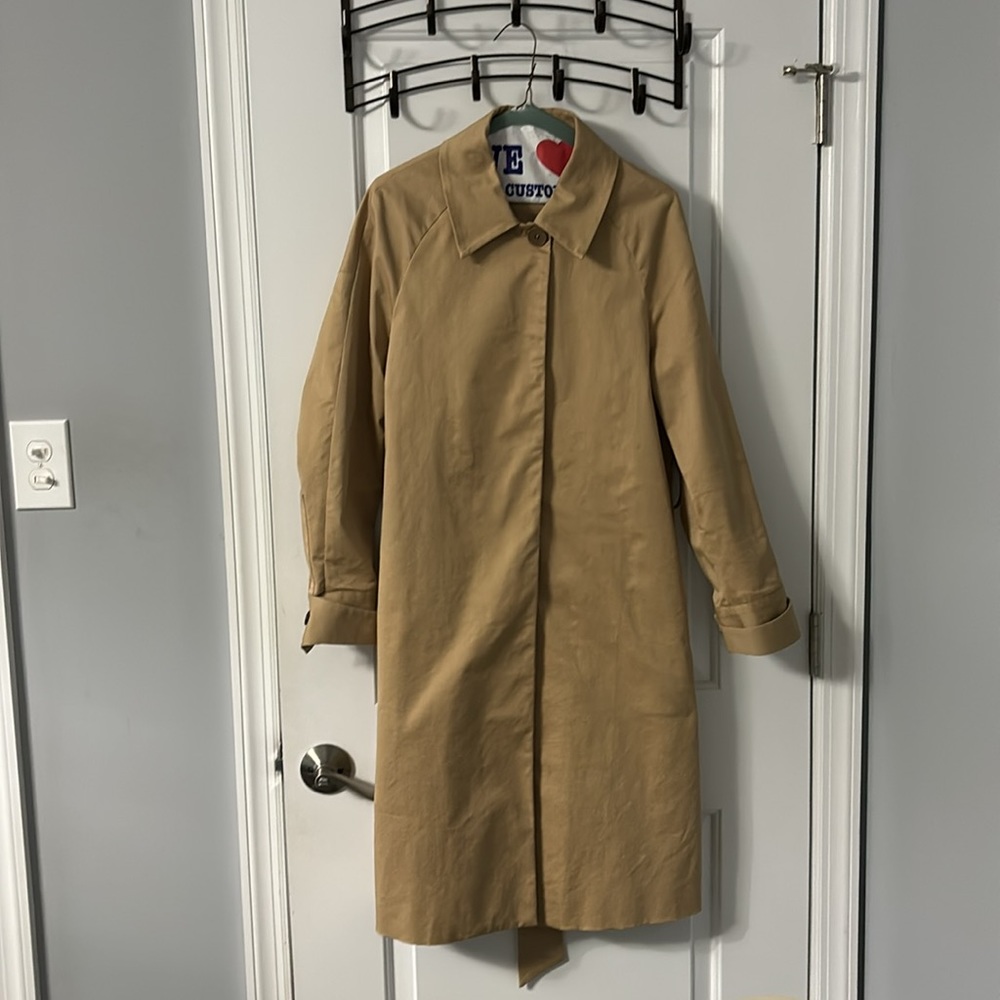 Skye Coraline Trench Coat in beige, size small - Picture 4 of 16
